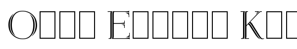 Open Egmont Kapitalen font preview